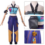 👗 Déguisement Cosplay Demon Hunters Zoey pour femme – Tenue Anime & Kpop