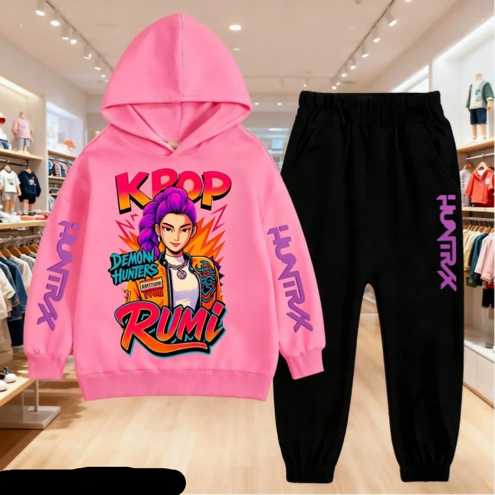 Ensemble Kpop Demon Hunters Enfant — Sweat & Veste Automne Garçon/Fille