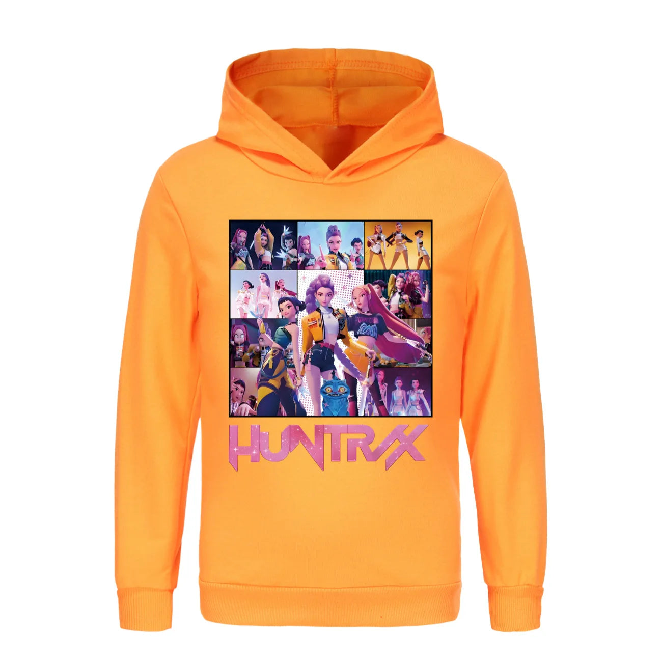 Sweat K-pop Demon Hunters Huntrix Enfant — Sweatshirt Cartoon Garçon/Fille | Tenue Sport & Casual