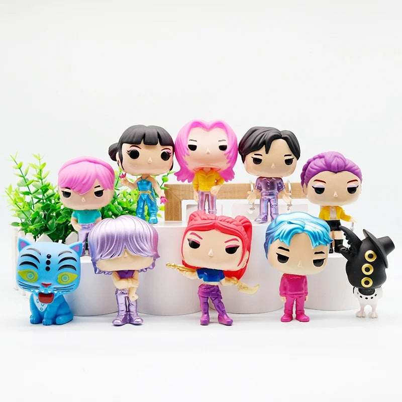 Set de 10 Figurines KPOP Demon Hunters