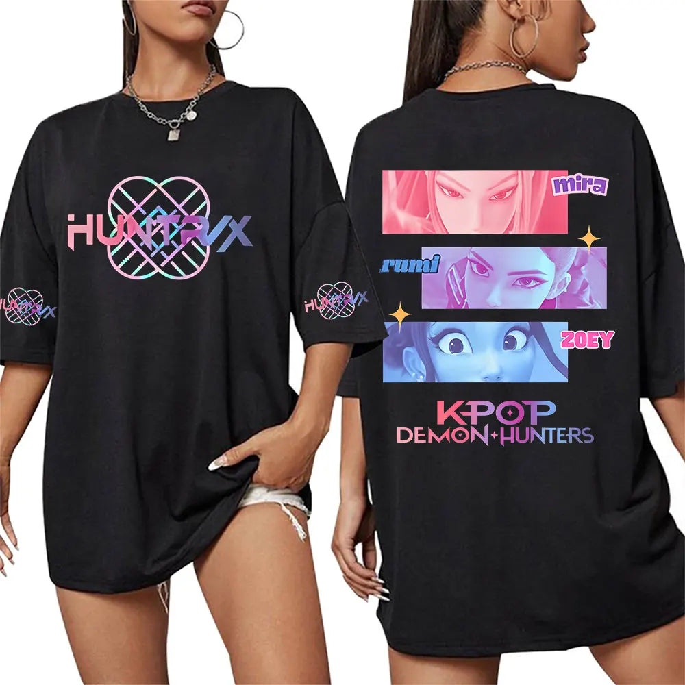 T-shirt KPop Demon Hunters 2025  – Rumi, Mira & Zoey