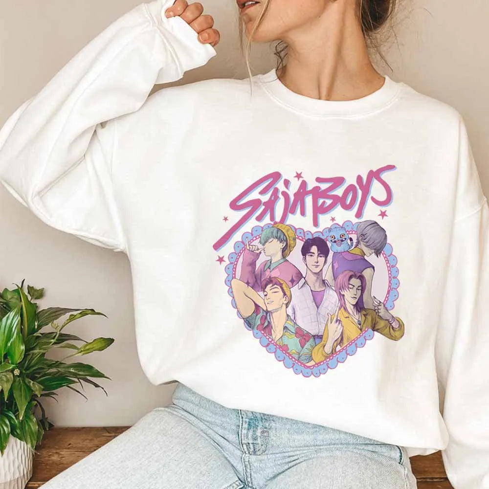 🖤 Sweatshirt Retro SajaBoys Kpop Demon Hunters ✨