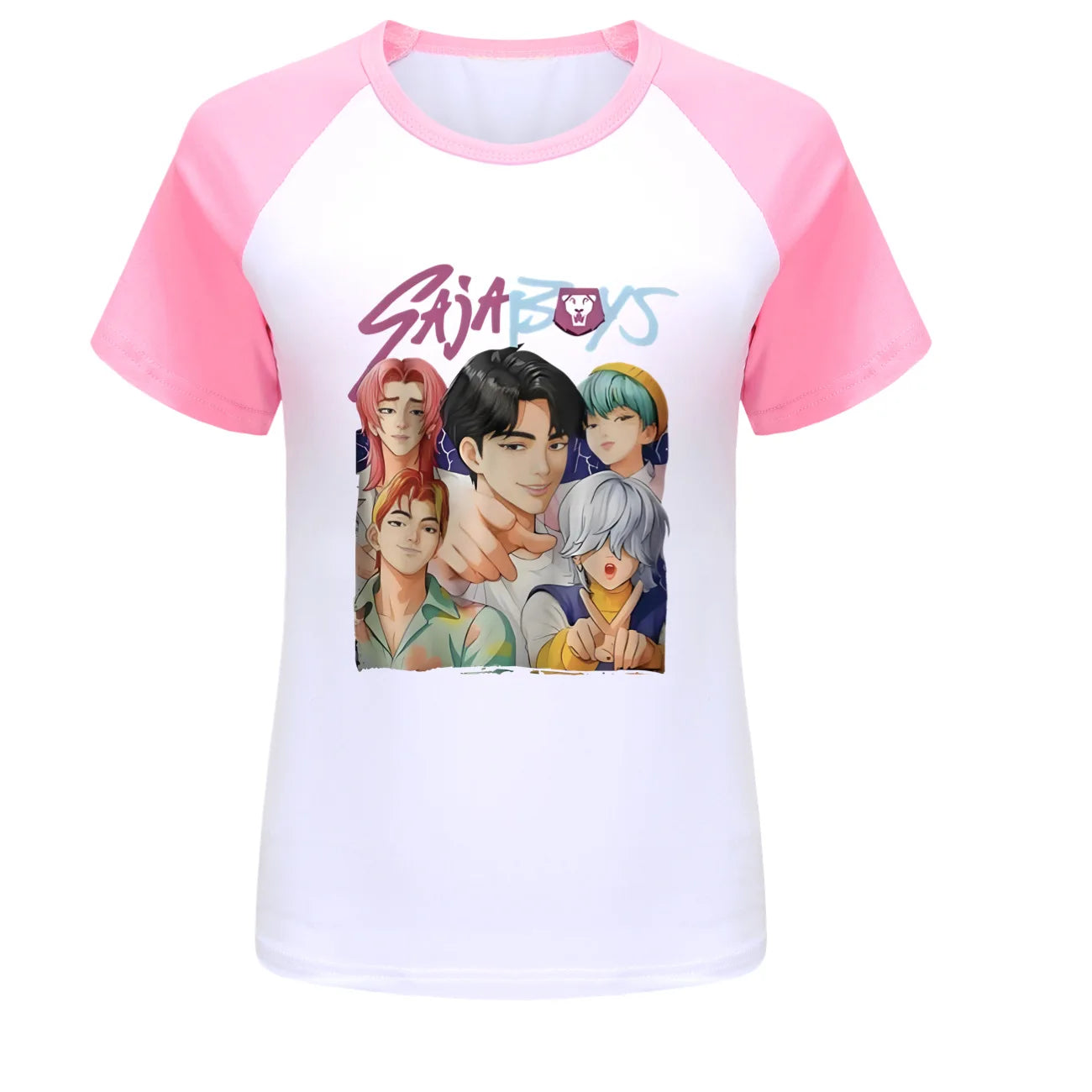 👕 T-shirt Enfant Kpop Demon Hunters – Saja Boys 🎶