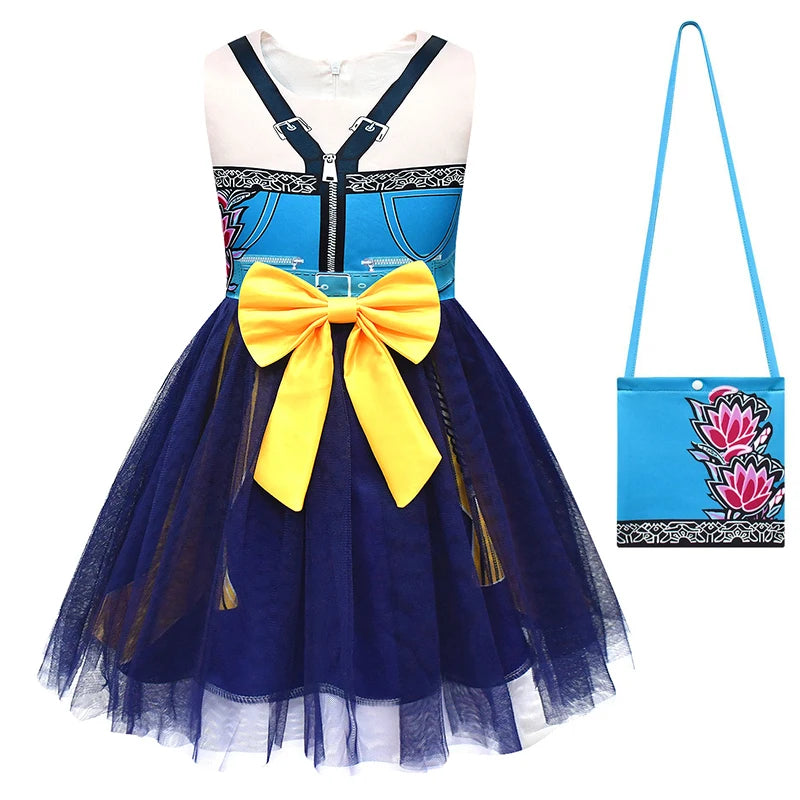 👗 Robe Cosplay Enfant KPop Demon Hunters – Rumi, Mira & Zoey