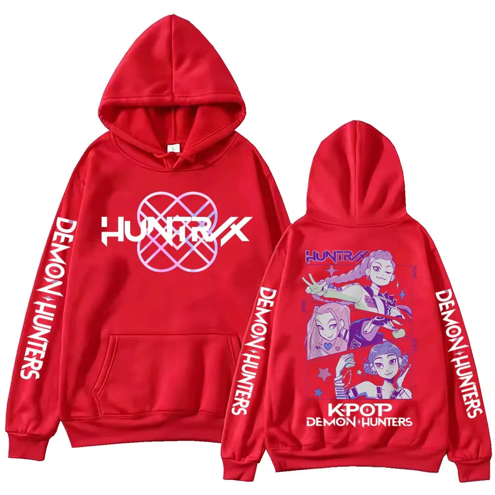 Sweat à Capuche K-Pop Demon Hunters – Style Harajuku Hip-Hop Unisexe