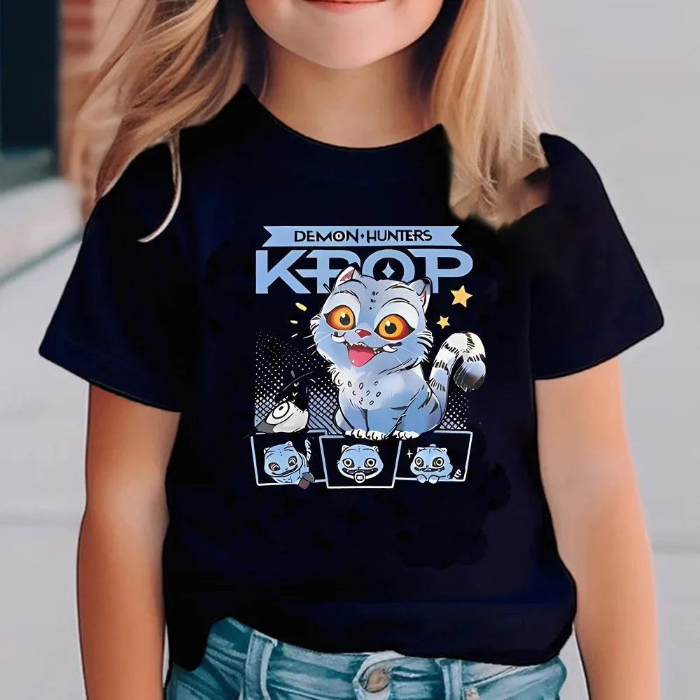 T-shirt noir K-pop Demon hunters