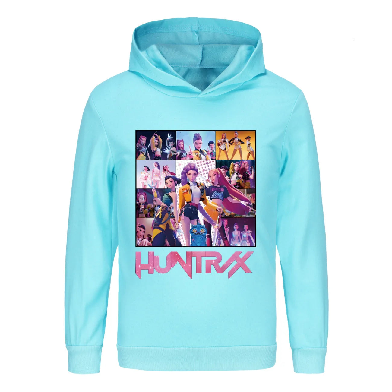 Sweat K-pop Demon Hunters Huntrix Enfant — Sweatshirt Cartoon Garçon/Fille | Tenue Sport & Casual