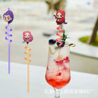 KPop Demon Hunters – Pailles Réutilisables Anniversaire – Rumi, Mira & Zoey