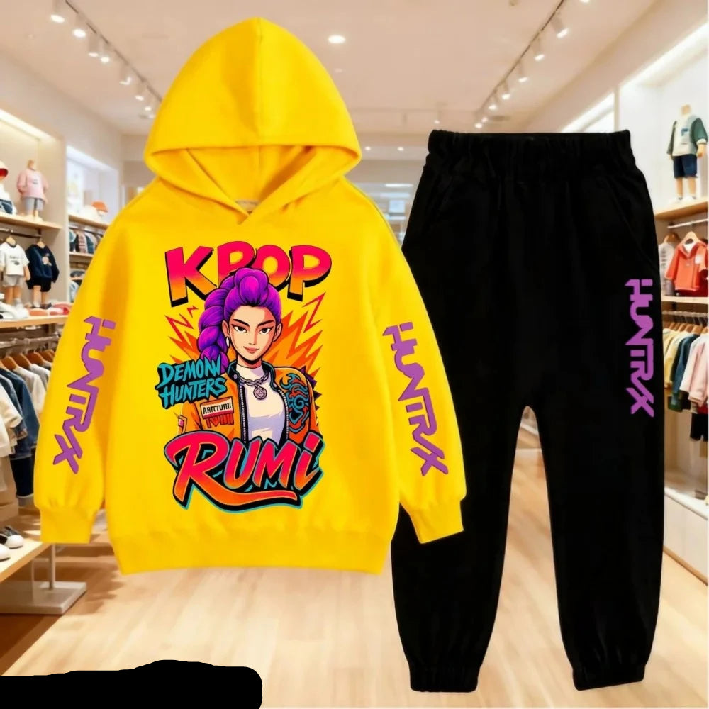 Ensemble Kpop Demon Hunters Enfant — Sweat & Veste Automne Garçon/Fille