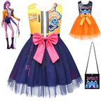 👗 Robe Cosplay Enfant KPop Demon Hunters – Rumi, Mira & Zoey